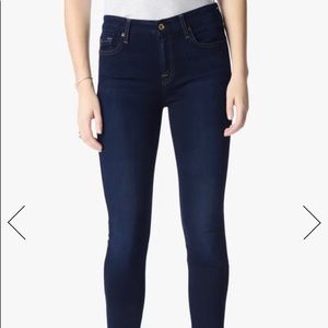 7 for all mankind b(air) skinny jeans